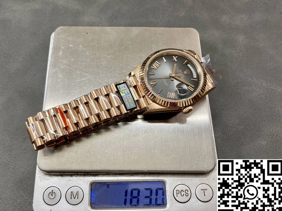 QF Dial Factory Day Grey Date Steel 228235-0055 v5 Rolex Tungsten 0403